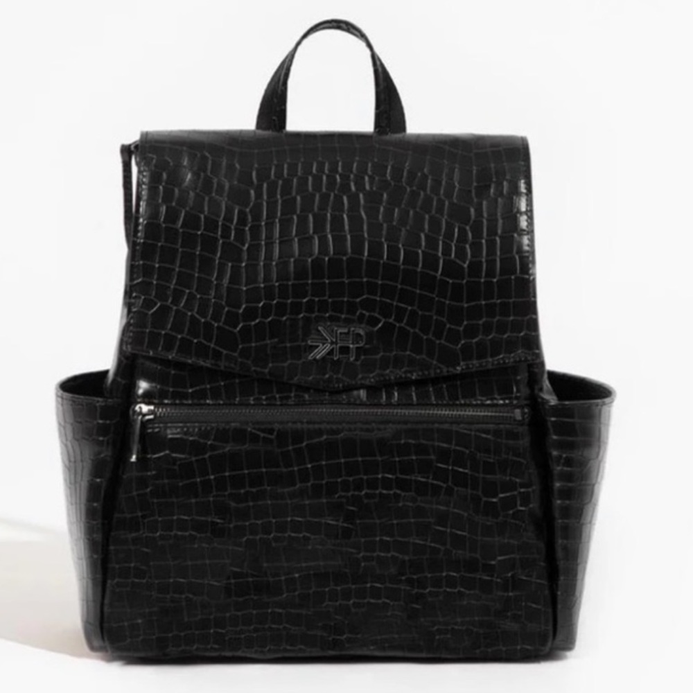 BRAND NEW Freshly Picked Mini Classic Bag in Black Croc NWOT